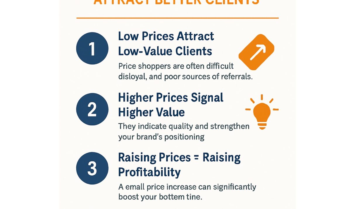 Pricing Power: How Raising Prices Can Attract Better Clients and Bigger Profits